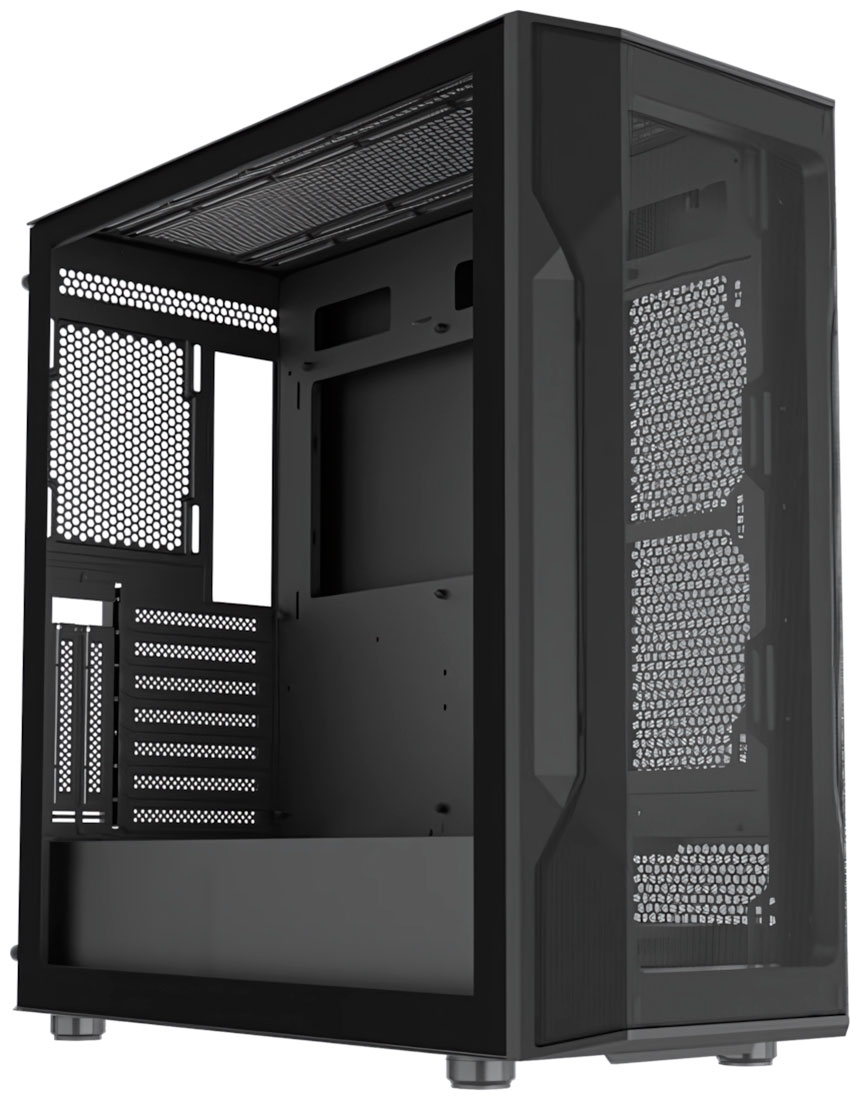 Компьютерный корпус Sama S40E Black (S40E-BKAP00X1-RU)