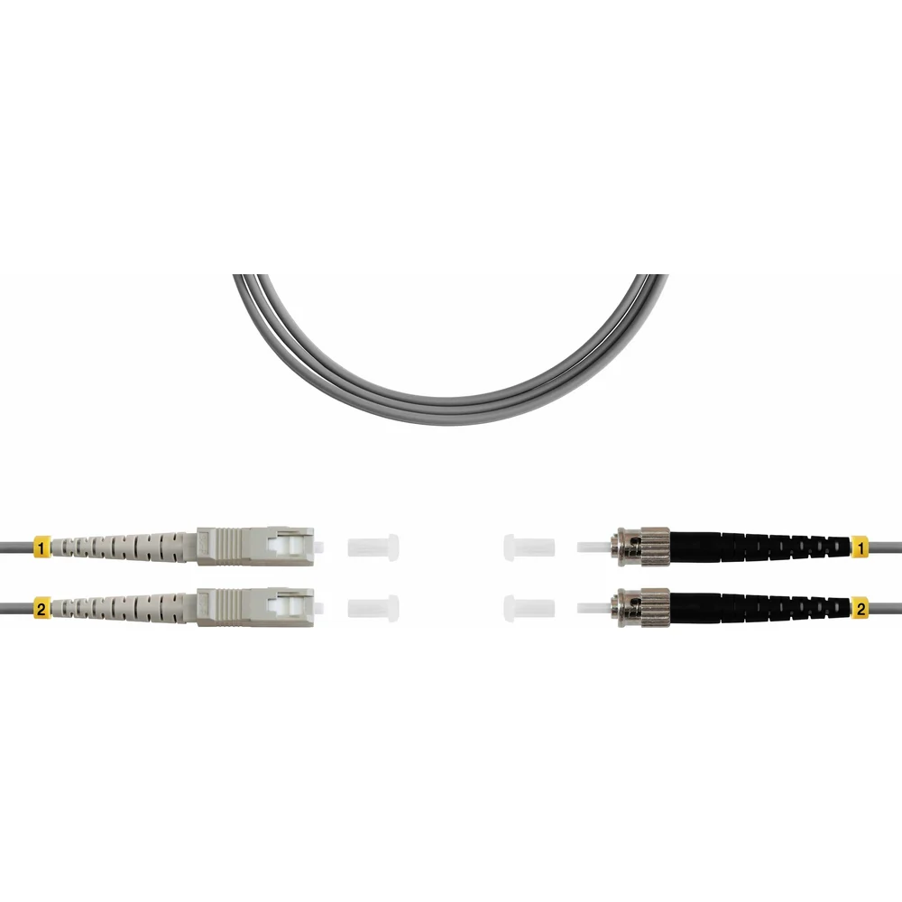 Дуплексный оптический патч-корд TopLan DPC-TOP-OM1-SC/P-ST/P-1.5