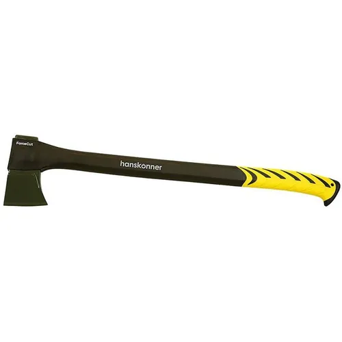 Топор HANSKONNER HK1015-01-FB1000, желтый/черный
