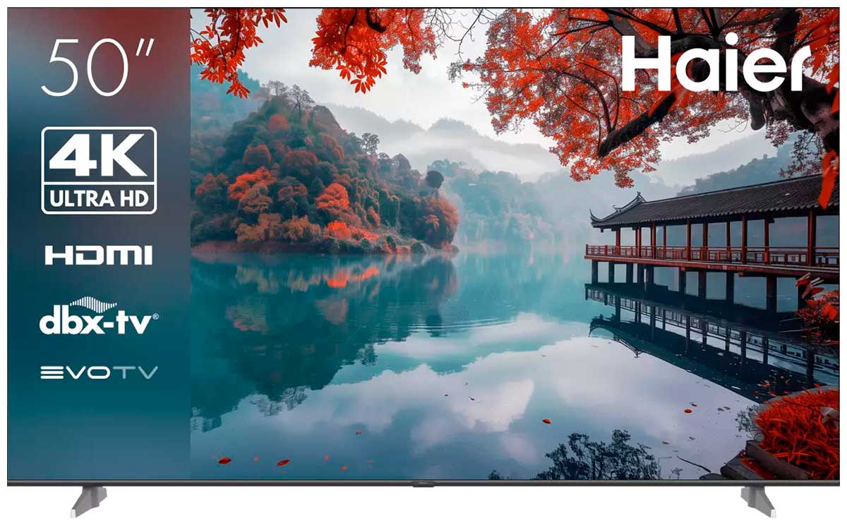 Телевизор Haier 50 Smart TV M1, 4K UHD 3840 х 2160, Android TV 11.