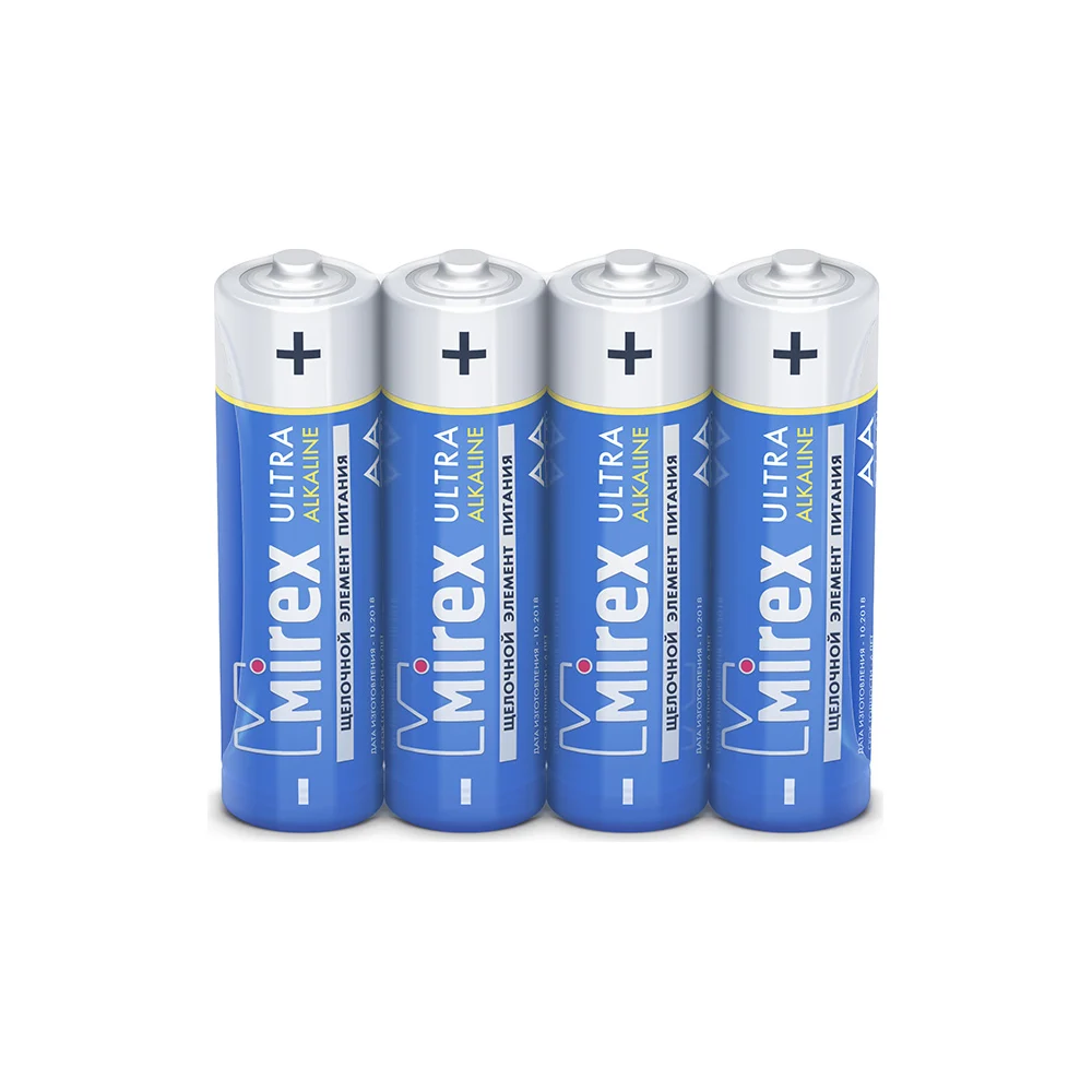 Щелочная батарея Mirex 23702-LR6-S4