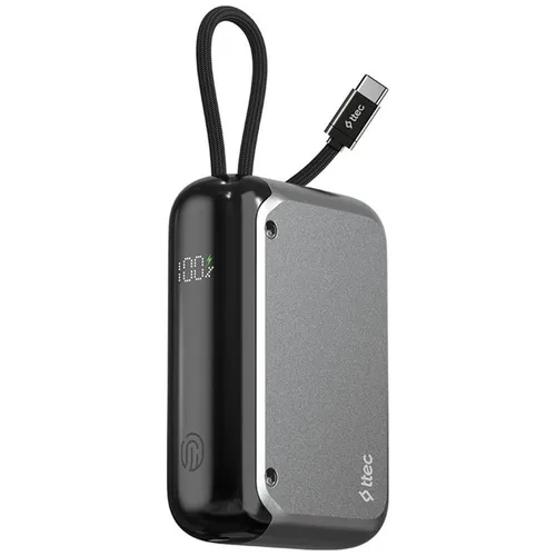 Внешний аккумулятор (Power Bank) TTEC ReCharger LCD, 10000мAч, черный [2bb228ug]