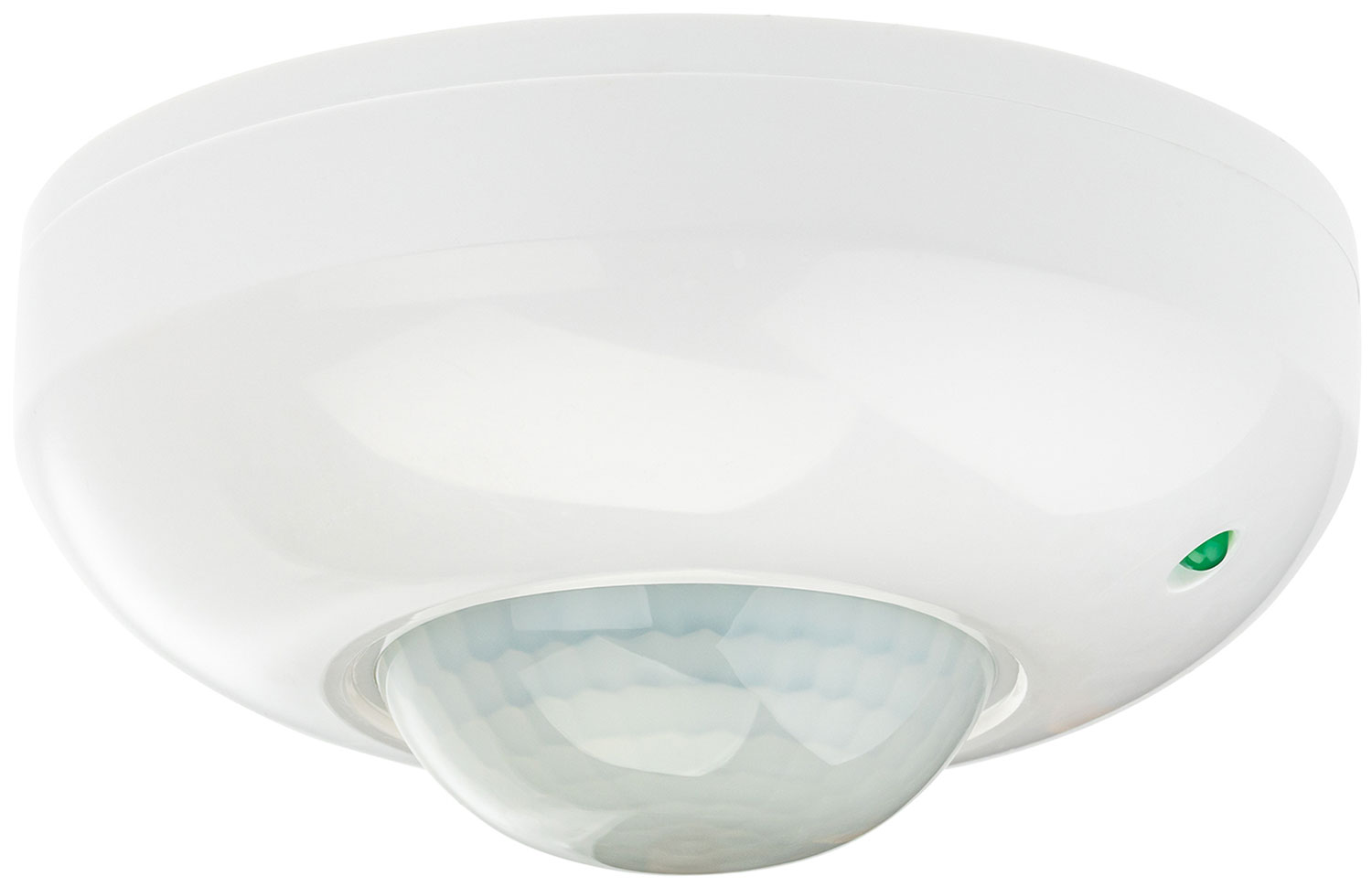 Датчик движения потолочный/накладной Duwi DDP-01, 360°, 10-420 с, 6 м, 1200 Вт, IP20, белый (25813 1)