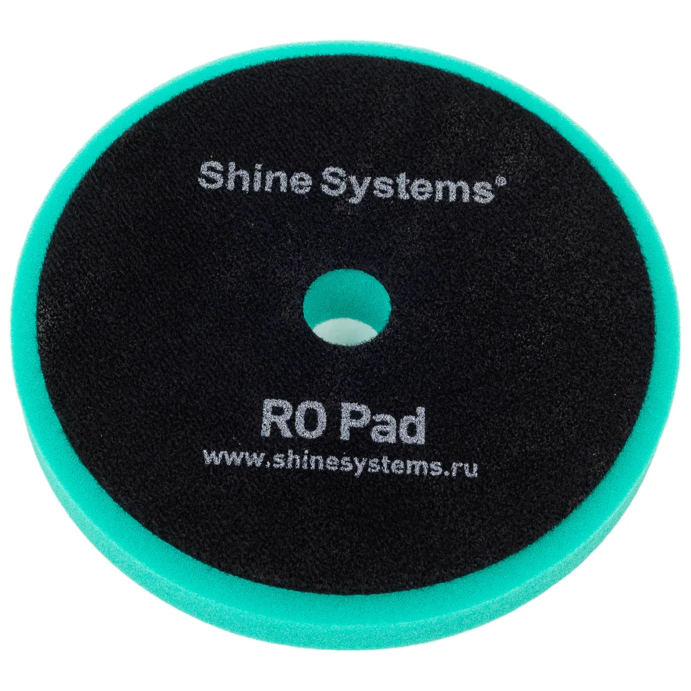 Твердый полировальный круг Shine systems RO Foam Pad Green SS546