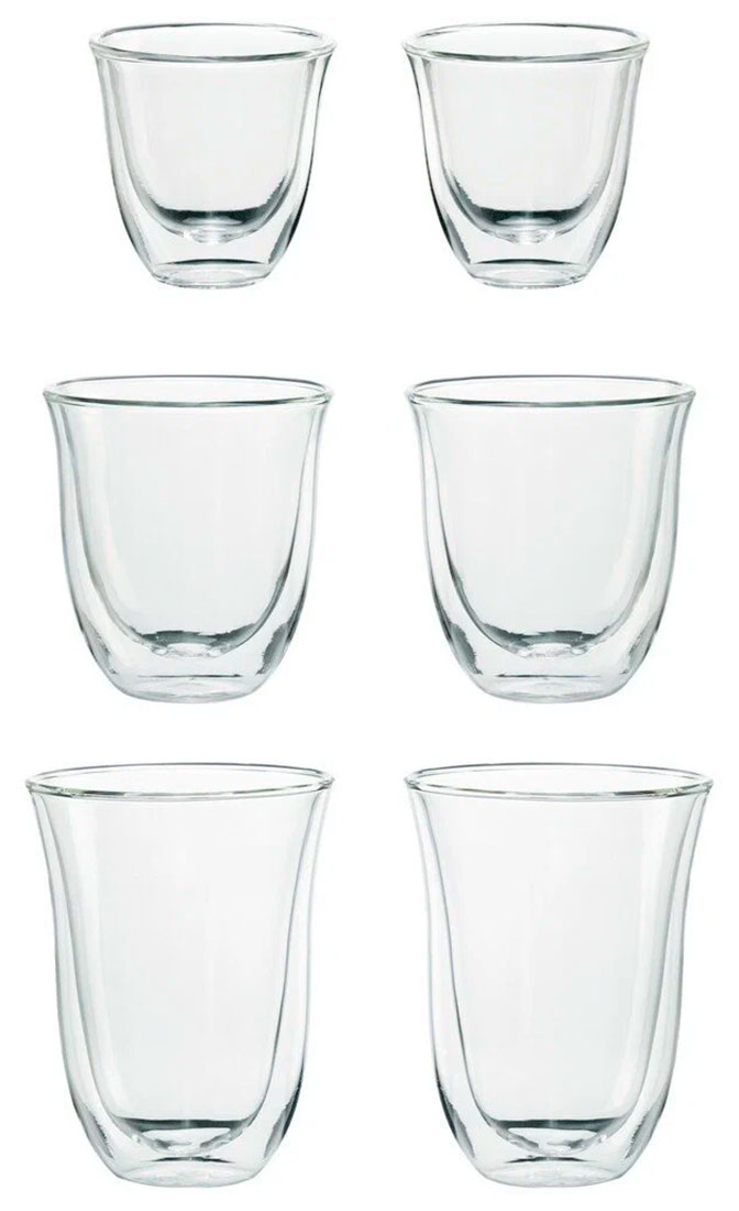 Набор чашек De’Longhi DLSC302 Glasses Set (6 шт)