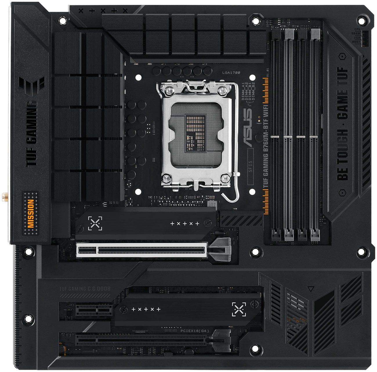 Материнская плата Asus TUF GAMING B760M-BTF WIFI//LGA1700