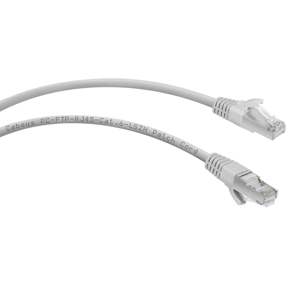 Экранированный патч-корд Cabeus PC-FTP-RJ45-Cat.6-20m-LSZH