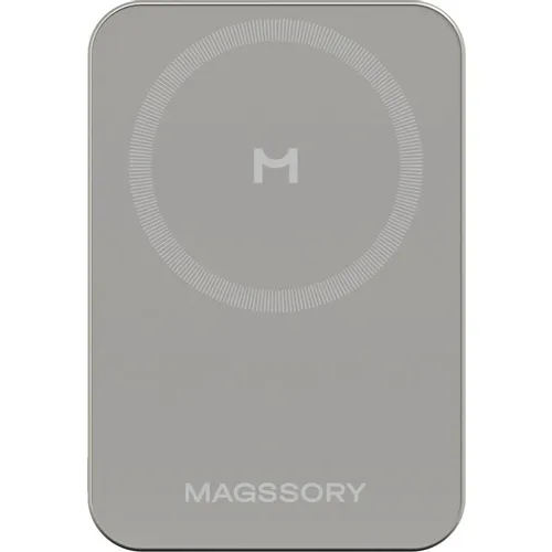 Внешний аккумулятор (Power Bank) MAGSSORY PBN021, 10000мAч, титановый