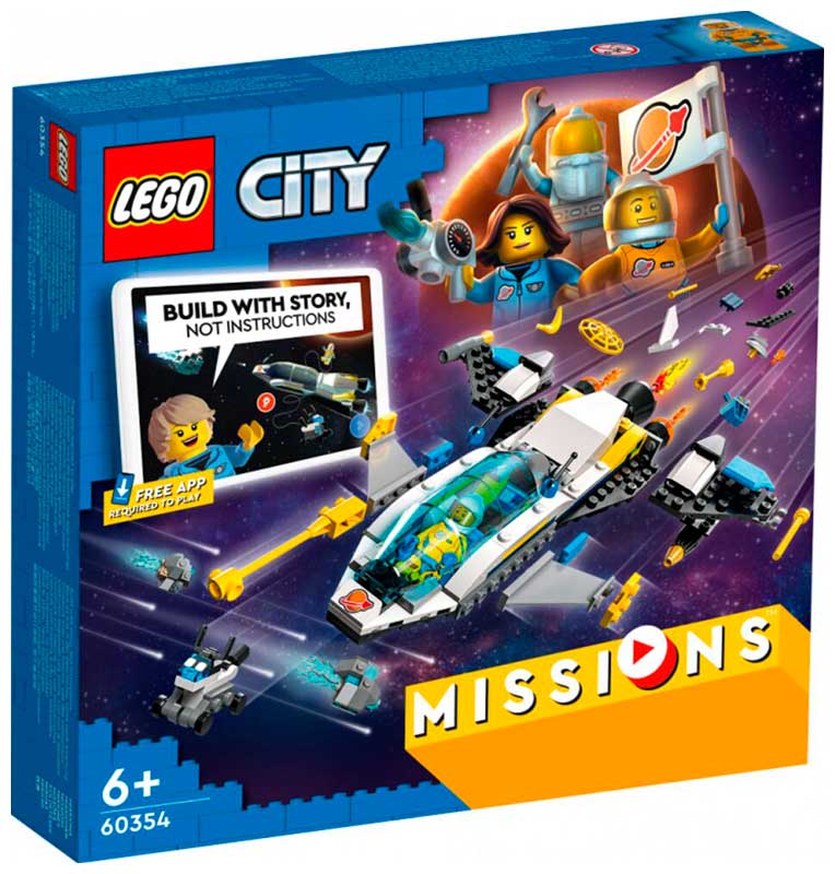 Конструктор Lego City Космическая миссия для исследования Марса 60354