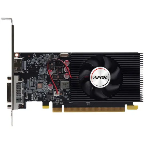 Видеокарта AFOX NVIDIA GeForce GT 1030 AF1030-4096D4L2 4ГБ DDR4, Low Profile, Ret