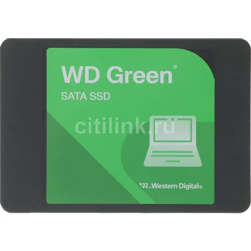 SSD накопитель WD Green 1ТБ, 2.5", SATA III, SATA [wds100t5g0a]