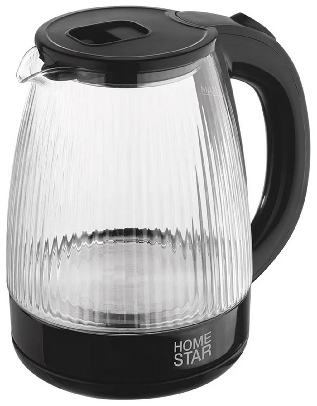 Чайник электрический Homestar HS-1045, 1.8 л, черный (108853)