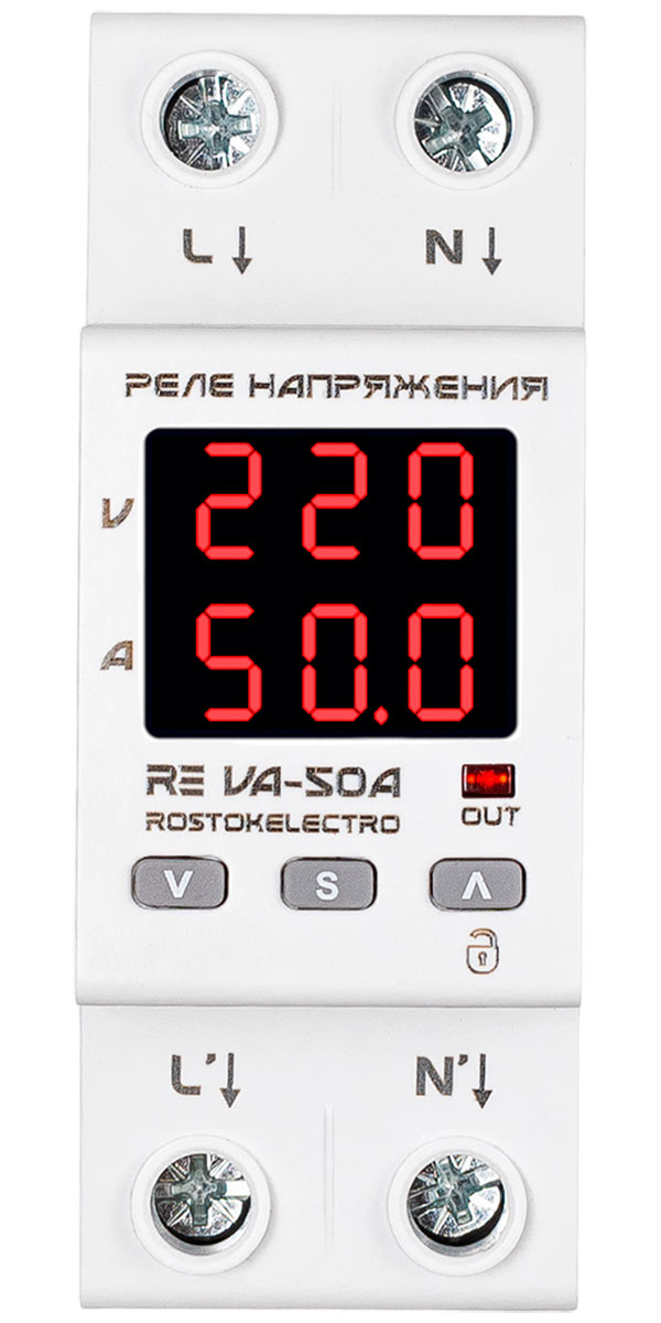 Реле напряжения RE VA-50A