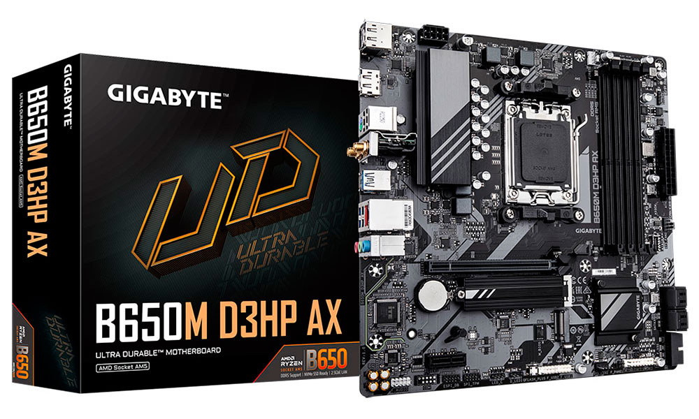 Материнская плата Gigabyte B650M D3HP AX (AM5 mATX)