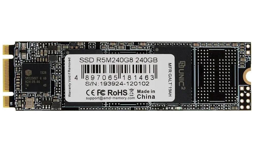 SSD накопитель AMD M.2 Radeon R5 240 Гб SATA III (R5M240G8)