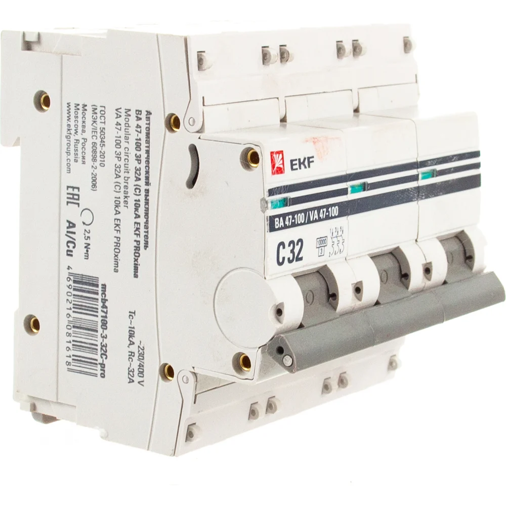Автоматический выключатель EKF PROxima mcb47100-3-32C-pro