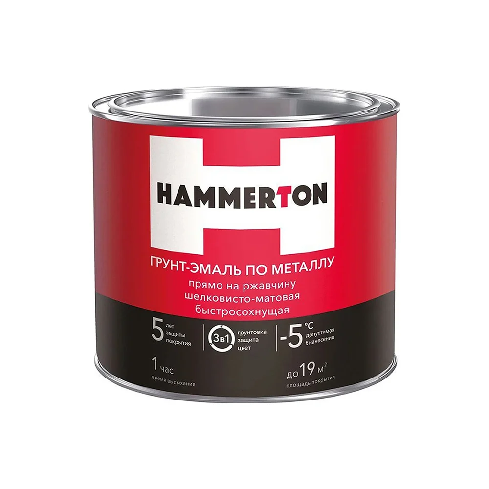 Грунт-эмаль по ржавчине HAMMERTON 205898