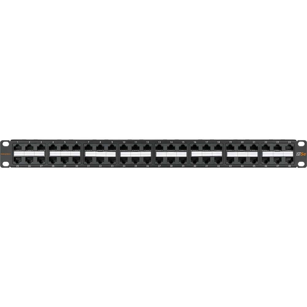 Панель NIKOMAX NMC-RP48UD2-1U-BK