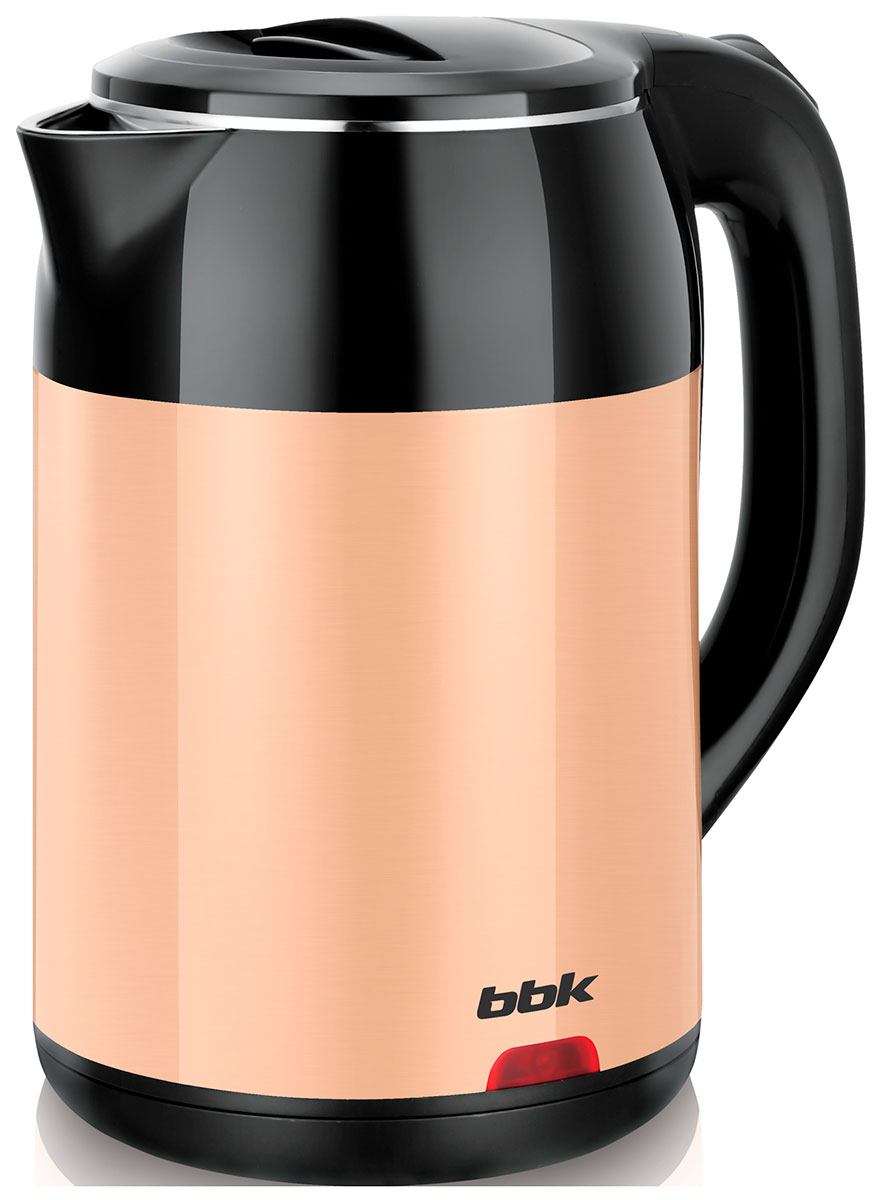 Чайник электрический BBK EK1709P черный/бежевый
