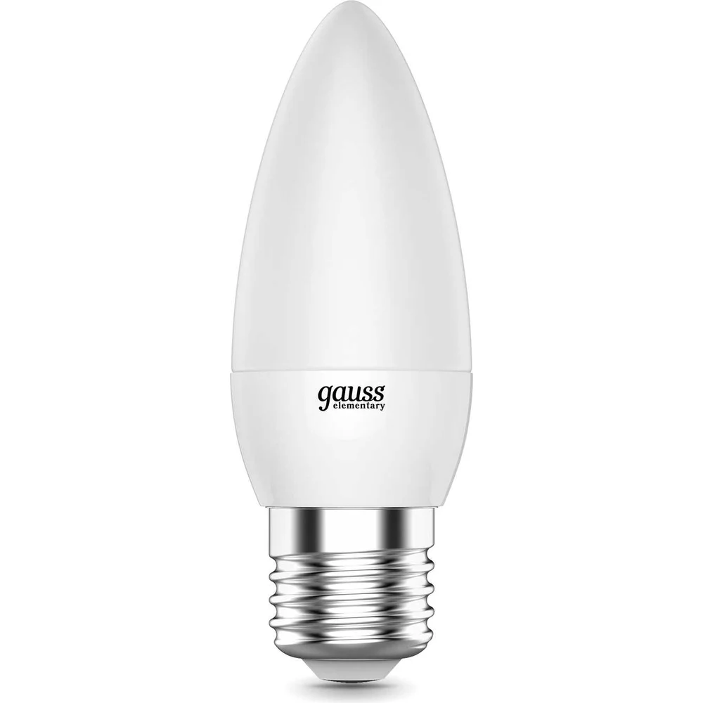Лампа Gauss LED Elementary Candle 8W E27 4100K 33228