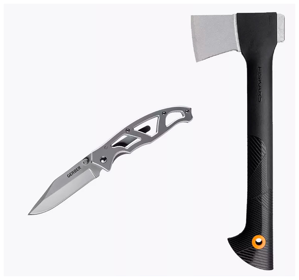 Топор  Fiskars A6 FISKARS + нож Paraframe (комплект)