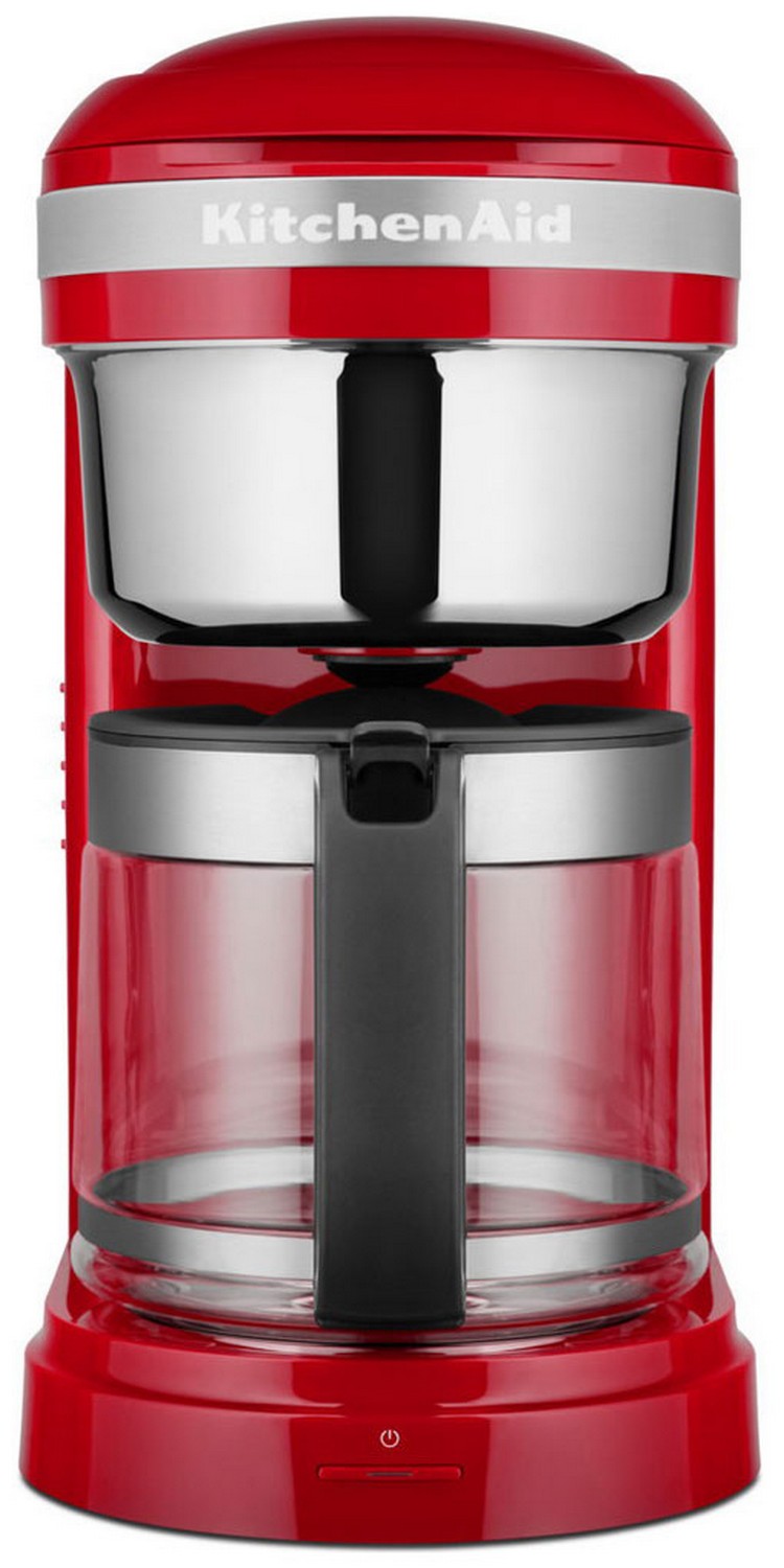 Кофеварка KitchenAid 5KCM1209EER, 1100 Вт, емкость на 1,7 л,  красный