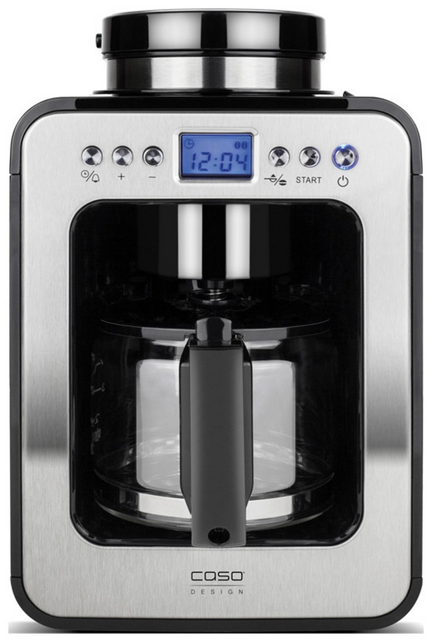 Кофеварка Caso Coffee Compact Electronic, дисплей, таймер, две степени помола