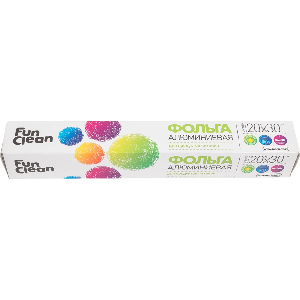 Алюминиевая пищевая фольга Fun Clean 6775