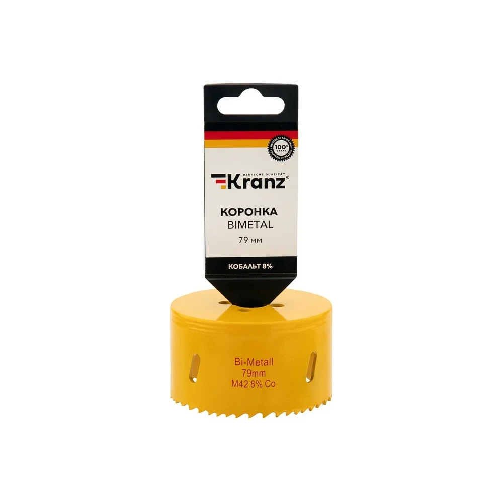 Биметаллическая коронка KRANZ KR-92-0239