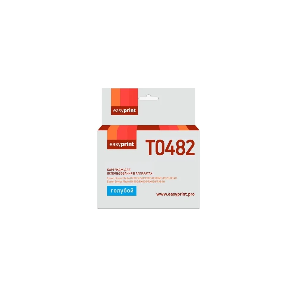 Картридж для Epson Stylus Photo R200, 300, RX500, 600, EasyPrint T0482 IE-T0482
