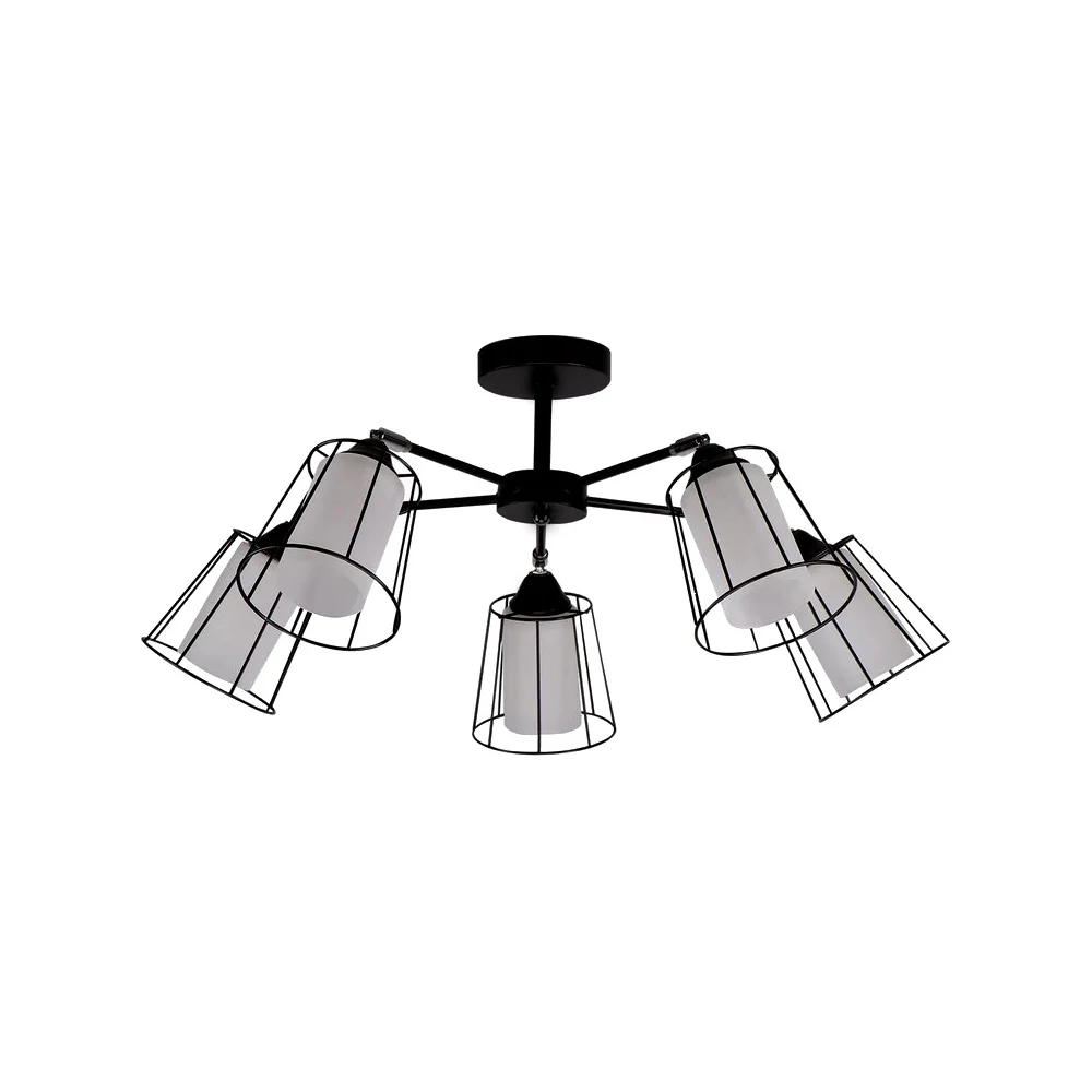 Подвесная люстра IMEX MD.24380-5-S BK+CH