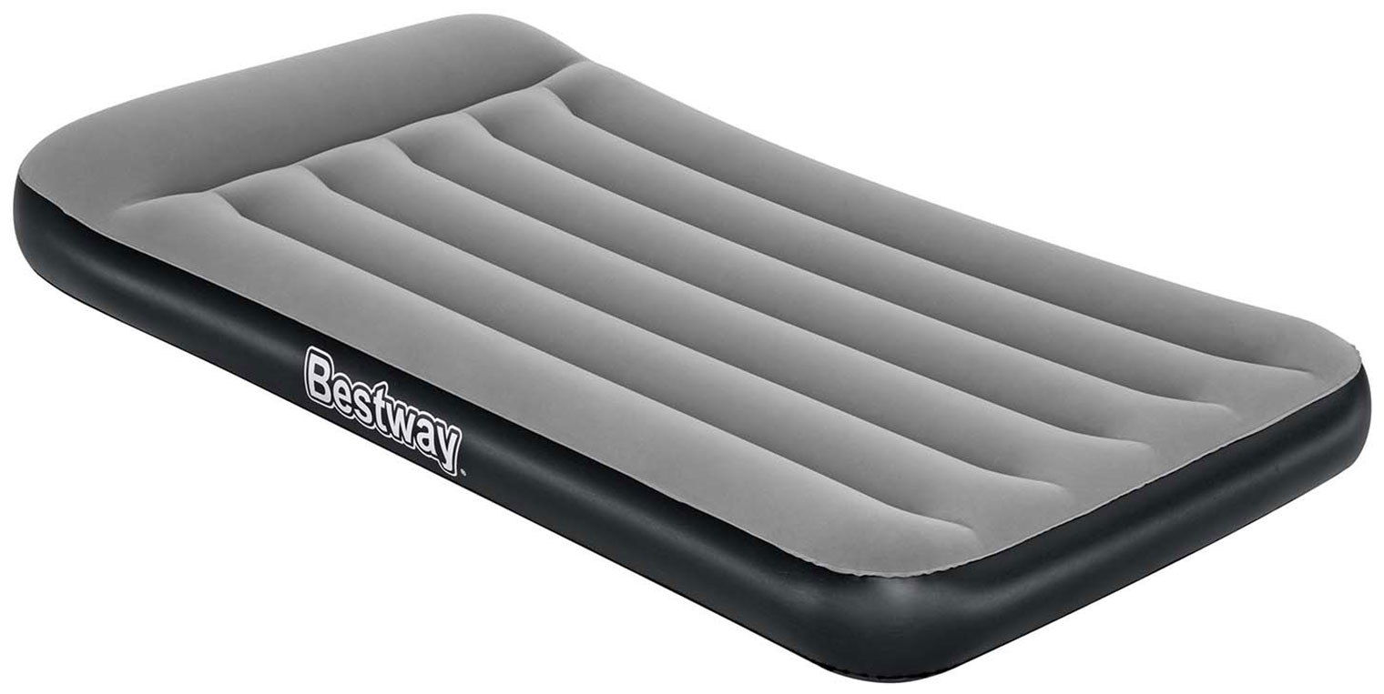 Надувной матрас BestWay 99х188х30 см, с подголовником, встроенный насос 220В, до 150 кг (67556 BW)