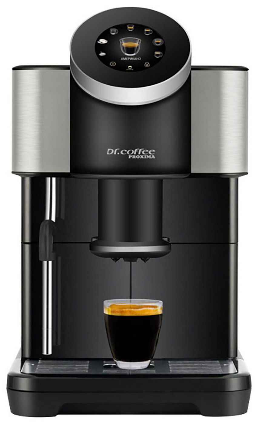 Кофемашина автоматическая Proxima Dr.coffee H1, давление 15 бар, черный