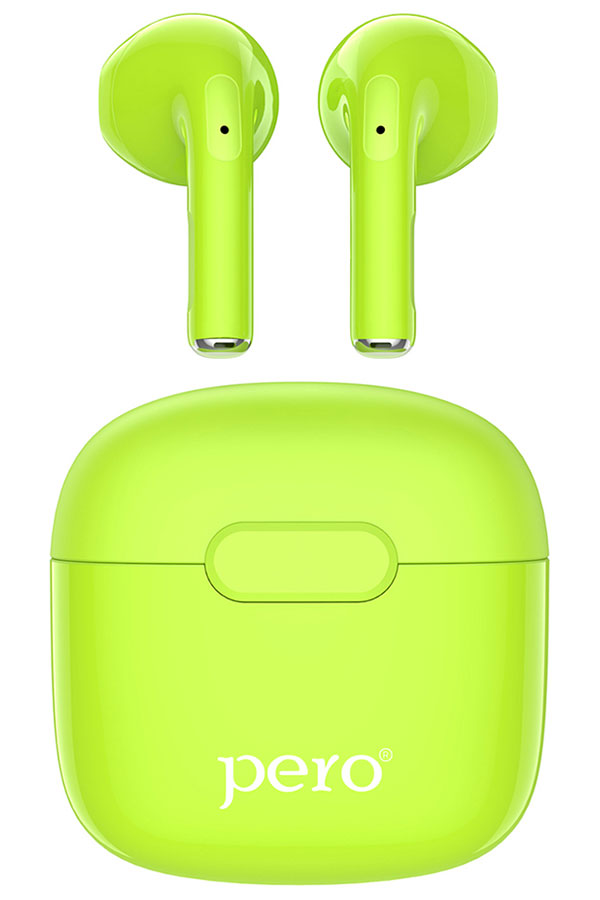 Беспроводные наушники Pero TWS05 COLORFUL, Green