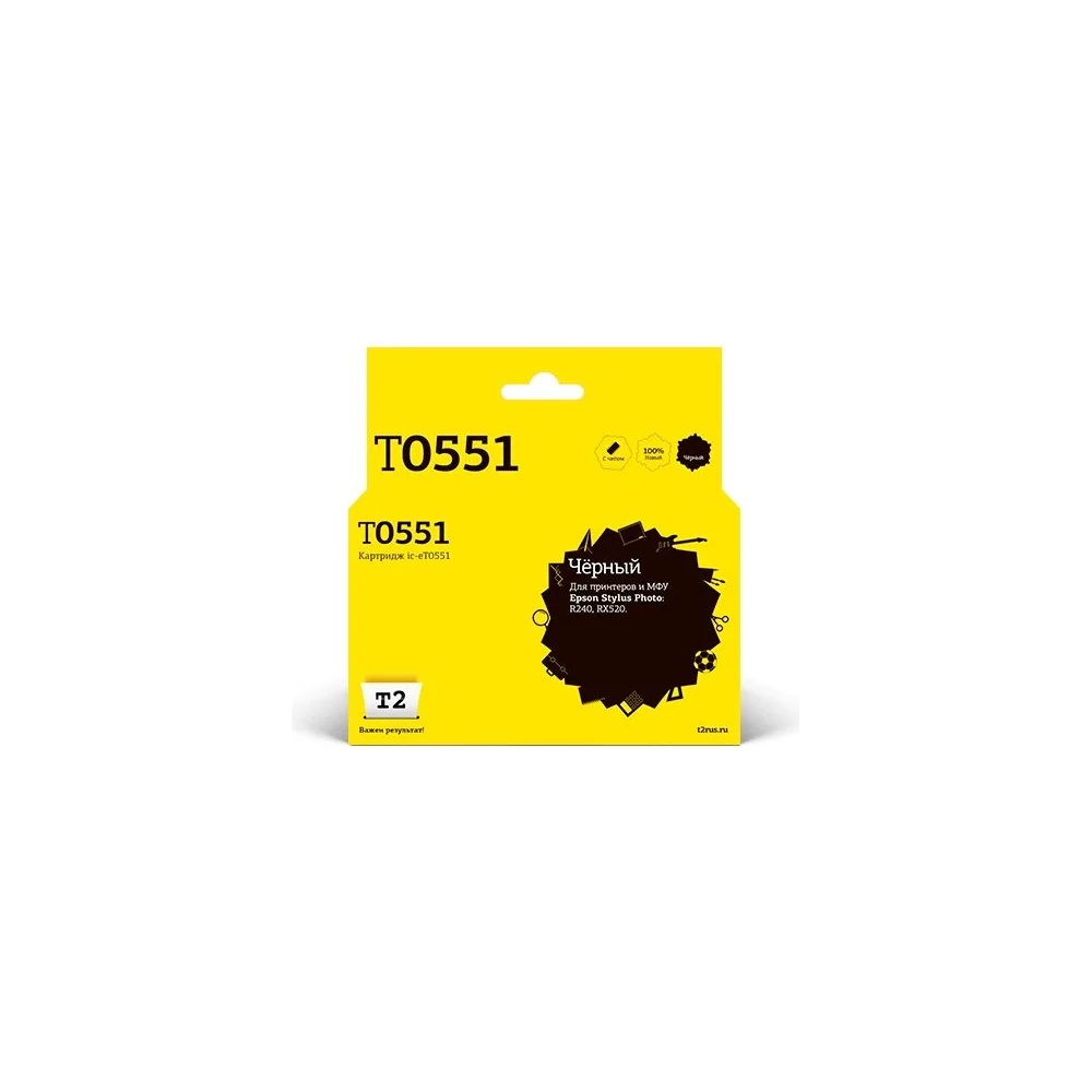 Картридж для Epson Stylus Photo R240 RX520 T2 IC-ET0551