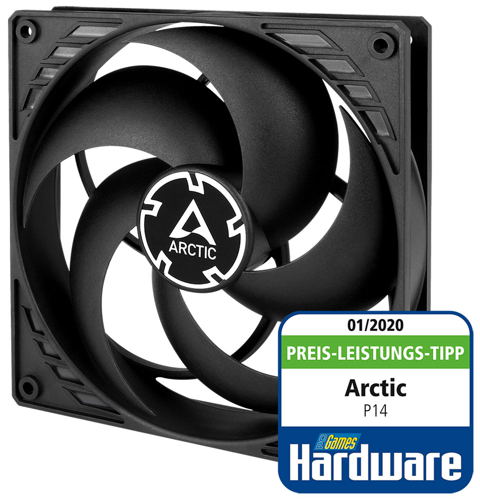 Вентилятор для корпуса Arctic P14 black/black (ACFAN00123A)
