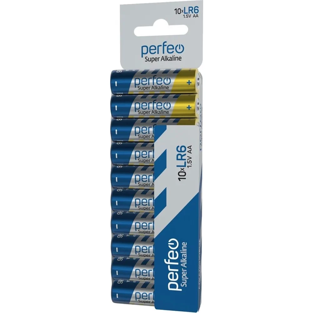 Батарейки Perfeo LR6/10SHRINK CARD Super Alkaline 30008804