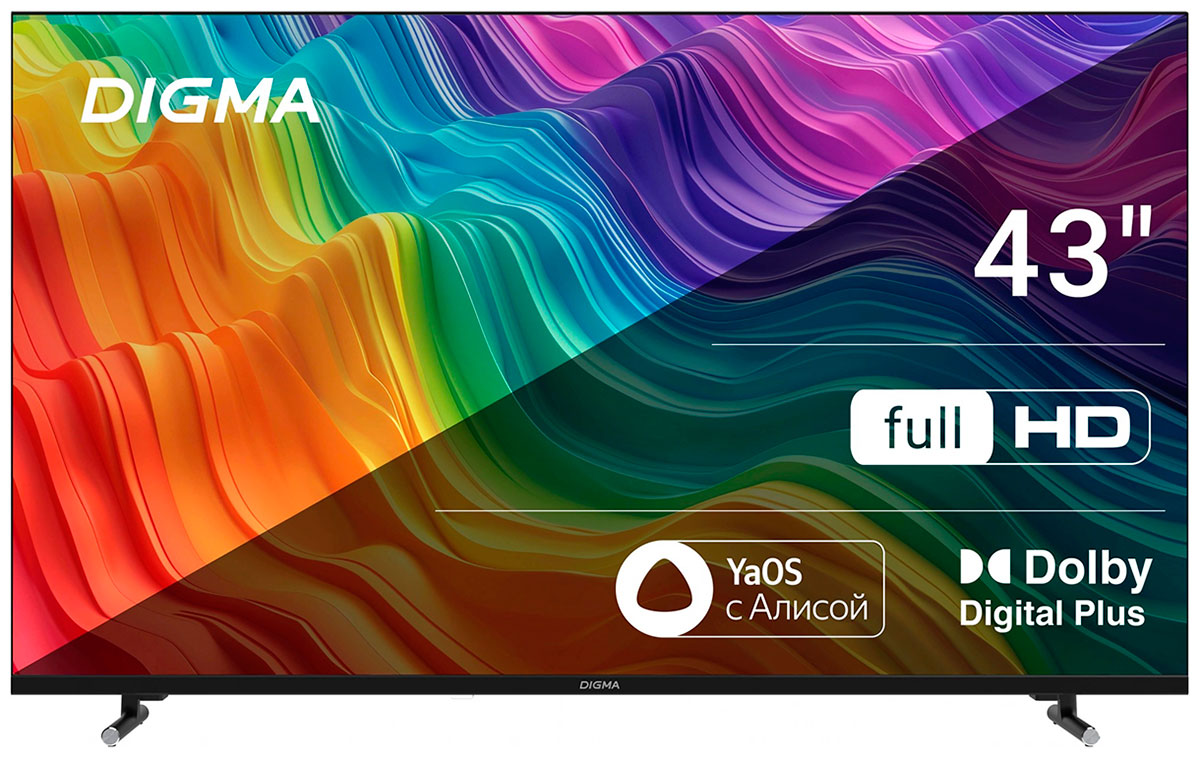 Телевизор Digma 43 DM-LED43SBB33