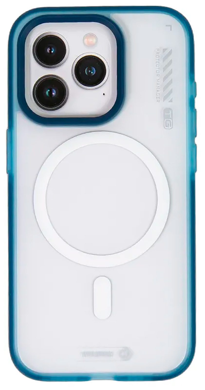 Чехол с магнитным покрытием Type Gorilla Dual Color iPhone15 pro Max, Dark Blue (BL-T46-iP15PM-DC-DBL)