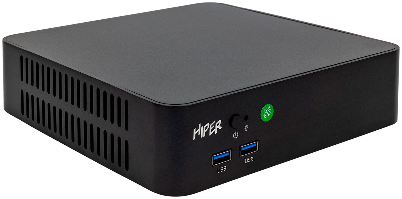 Неттоп Hiper ACTIVEBOX AS8, черный (I3105R8S2WPB)