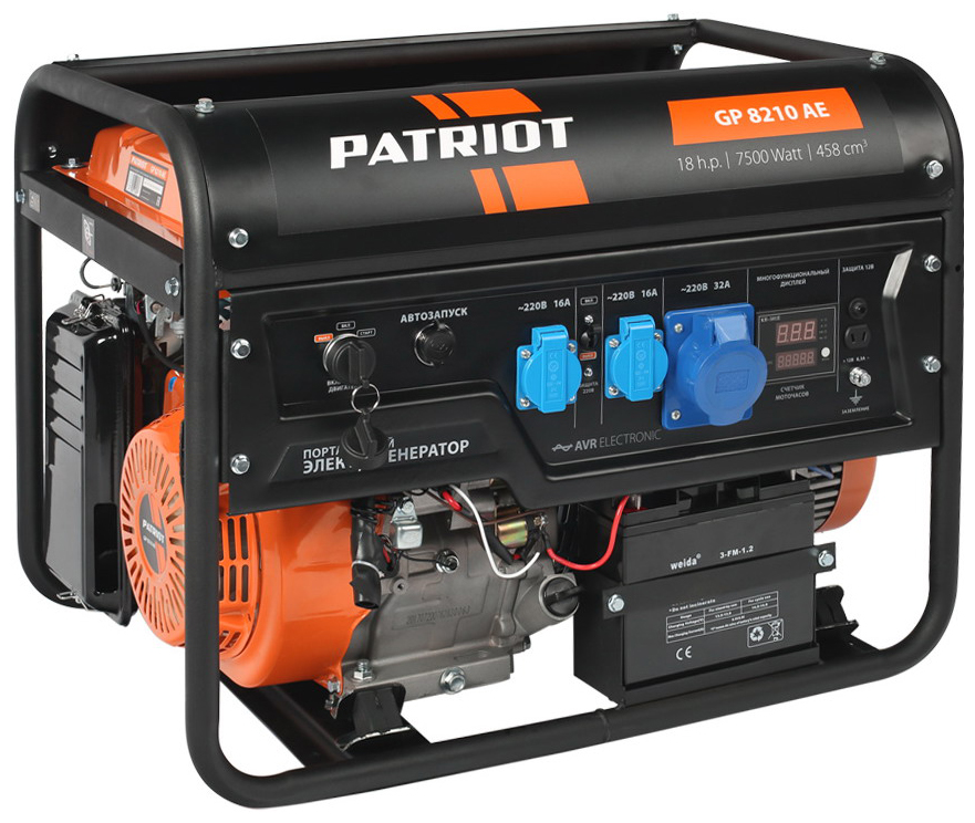 Электрический генератор и электростанция Patriot GP 8210 AE