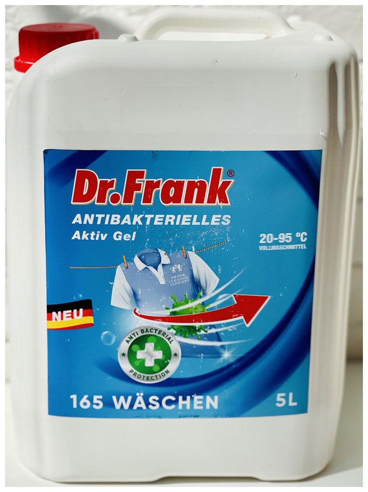 Жидкое средство для стирки Dr.Frank Aktiv Gel 165 стирок 5 л, DRB002