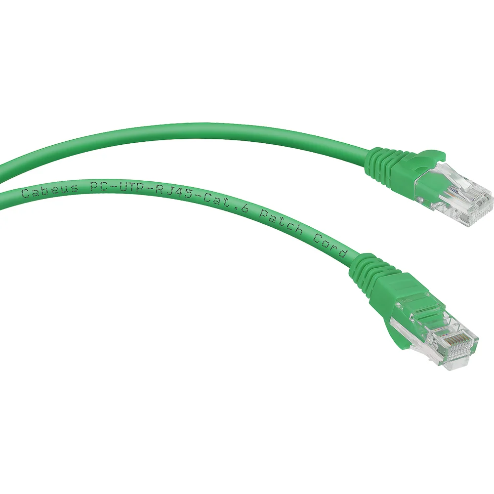 Неэкранированный патч-корд Cabeus PC-UTP-RJ45-Cat.6-3m-GN