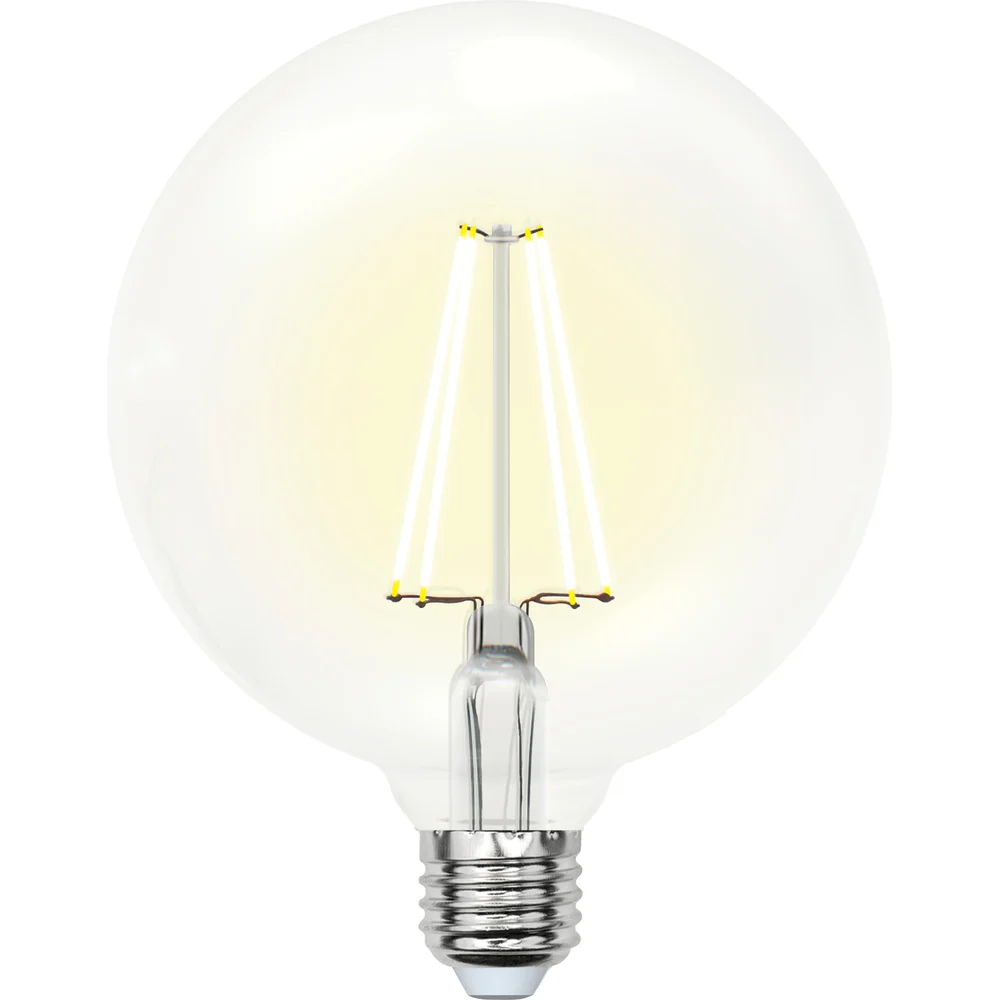 Светодиодная лампа Uniel LED-G125-10W/WW/E27/CL PLS02WH 10534