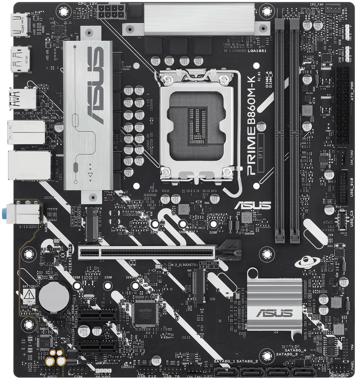Материнская плата Asus PRIME B860M-K (LGA1851, mATX)