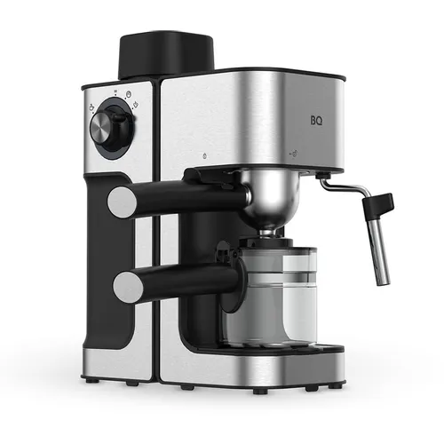 Кофеварка BQ CM4000, рожковая, нержавеющая сталь /черный