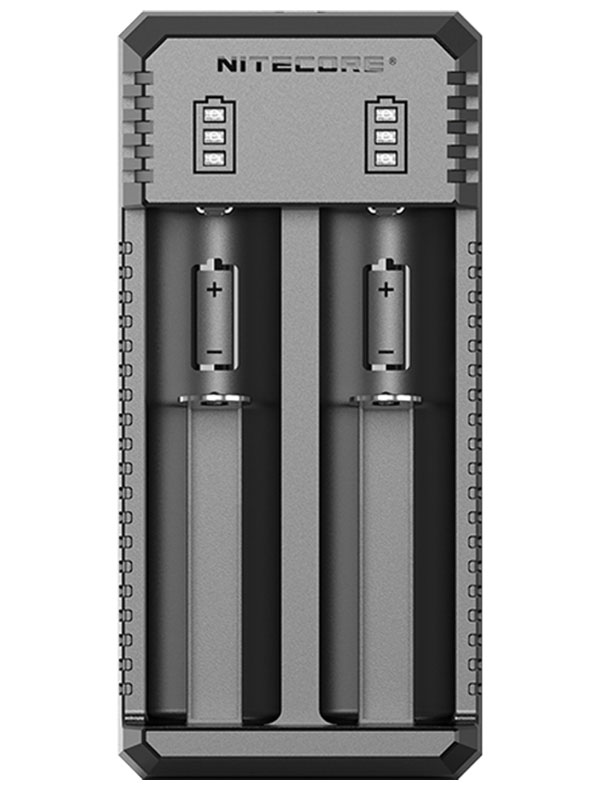 Зарядное устройство Nitecore UI2 18650/21700 на 2*АКБ Intellicharge V2 Совместим с Li-ion и IMR аккумуляторами с автоматическим определением