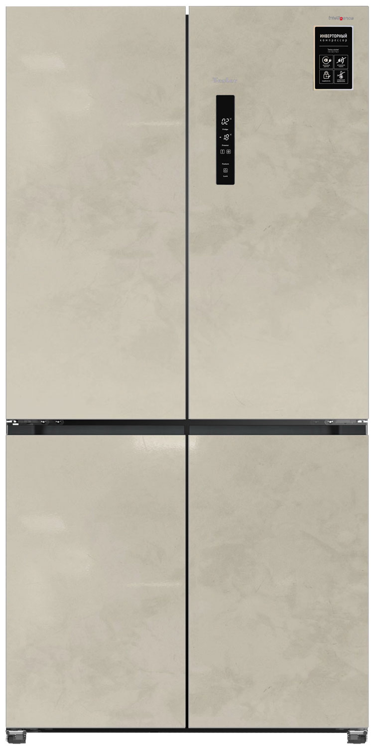 Многокамерный холодильник Tesler RCD-547BI MARBLE BEIGE