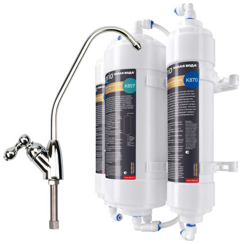 Система обратного осмоса Новая вода PRIO OD 320 RO прямоточный 2-го поколения