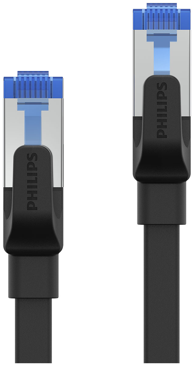 Патч-корд Philips CAT.7, 32AWG, OD:2.2*7.2mm, 8M, Black (SWN4308G/56)